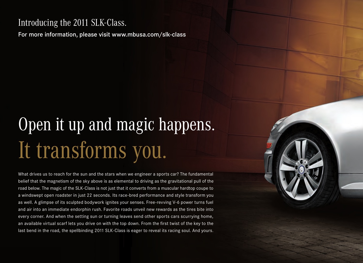 2011 Mercedes-Benz SLK Brochure Page 18
